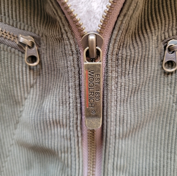 Woolrich Olive Green Corduroy Jacket - Picture 3 of 4